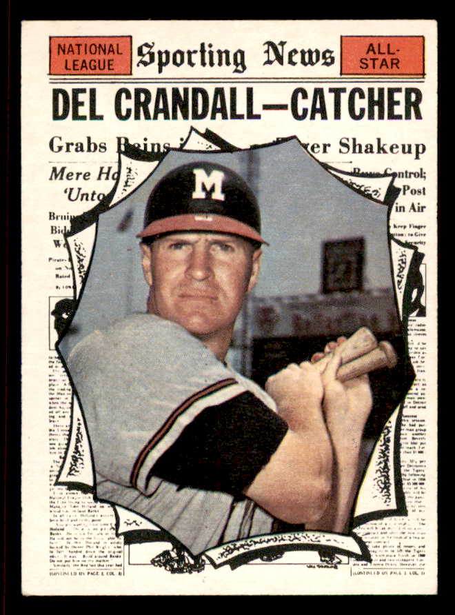 1961 Topps Baseball #583 Del Crandall A.S. Braves NR-MT 542786