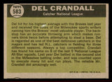 1961 Topps Baseball #583 Del Crandall A.S. Braves NR-MT 542786