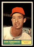 1961 Topps Baseball #558 Don Ferrarese Phillies EX-MT 542789