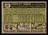 1961 Topps Baseball #561 Charley James Cardinals EX-MT 542790