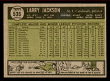 1961 Topps Baseball #535 Larry Jackson Cardinals VG-EX 542795