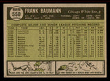 1961 Topps Baseball #550 Frank Baumann White Sox VG-EX 542801