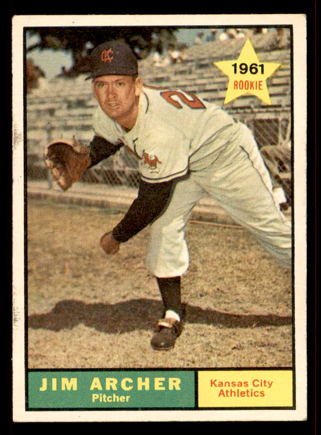 1961 Topps Baseball #552 Jim Archer A's VG-EX 542804
