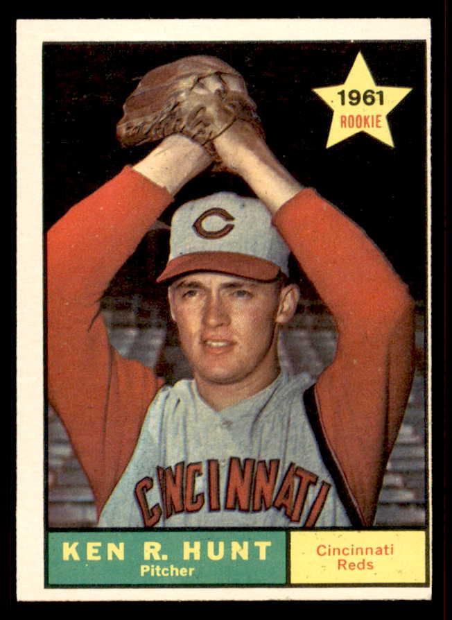 1961 Topps Baseball #556 Ken Hunt Reds VG-EX 542806
