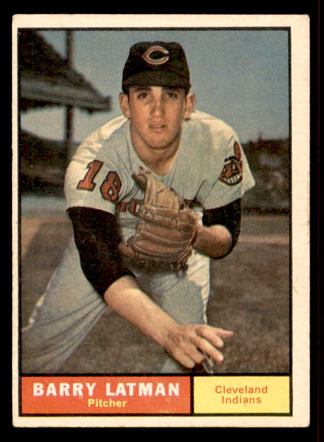 1961 Topps Baseball #560 Barry Latman Indians VG-EX 542807