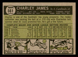 1961 Topps Baseball #561 Charley James Cardinals VG-EX 542808