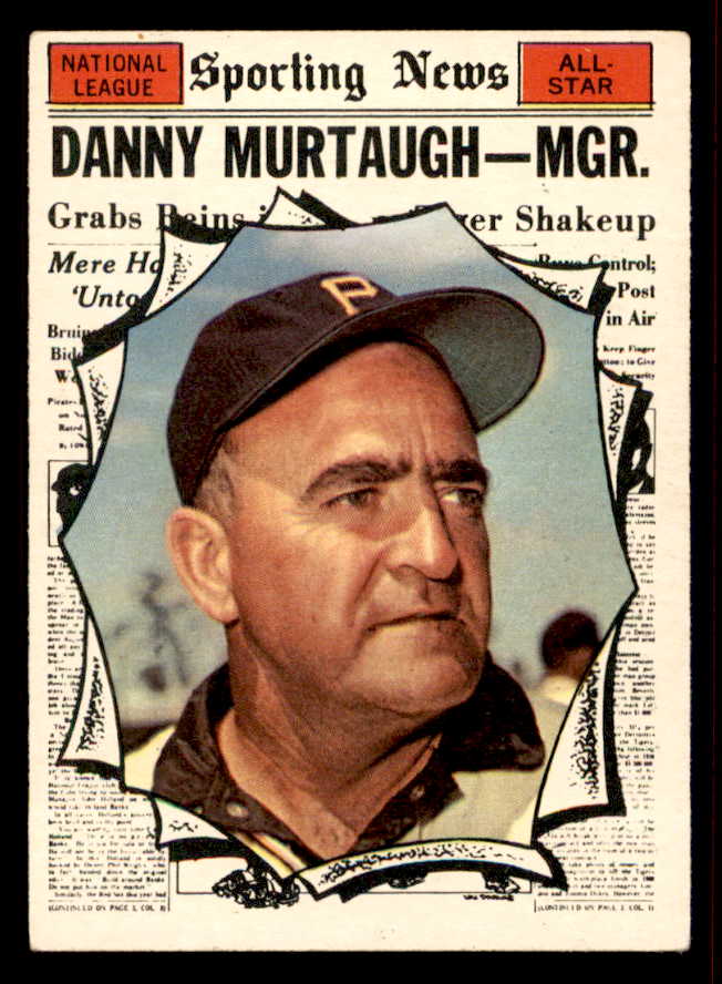 1961 Topps Baseball #567 Danny Murtaugh A.S. Pirates VG-EX 542809