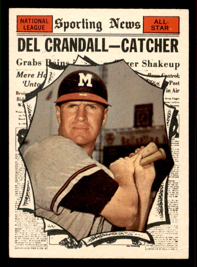 1961 Topps Baseball #583 Del Crandall A.S. Braves VG-EX 542811