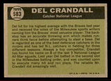 1961 Topps Baseball #583 Del Crandall A.S. Braves VG-EX 542811