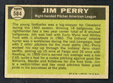 1961 Topps Baseball #584 Jim Perry A.S. Indians VG-EX 542812