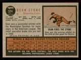 1962 Topps Baseball #574 Dean Stone Colt .45s NR-MT 542813