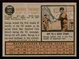 1962 Topps Baseball #525 George Thomas Angels EX-MT 542817