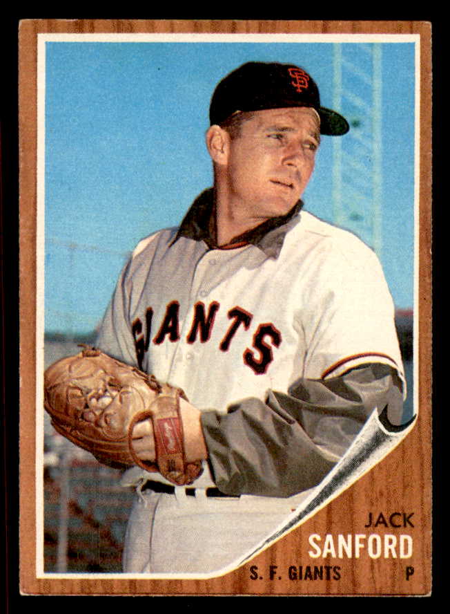 1962 Topps Baseball #538 Jack Sanford Giants EX-MT 542820