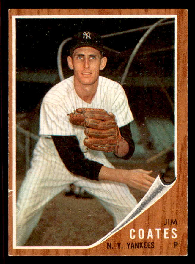 1962 Topps Baseball #553 Jim Coates Yankees EX-MT 542823