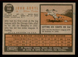 1962 Topps Baseball #558 John Goryl Twins EX-MT 542825