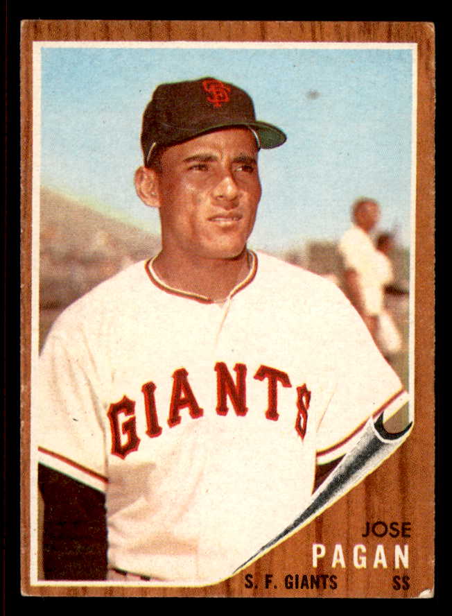 1962 Topps Baseball #565 Jose Pagan Giants EX-MT 542827