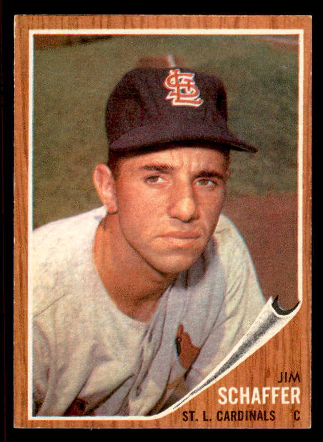 1962 Topps Baseball #579 Jim Schaffer Cardinals EX-MT 542831