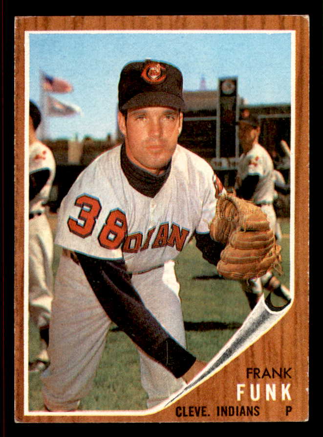 1962 Topps Baseball #587 Frank Funk Indians EX-MT 542837