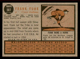 1962 Topps Baseball #587 Frank Funk Indians EX-MT 542837