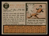 1962 Topps Baseball #581 Mel Roach Phillies VG-EX/EX 542840