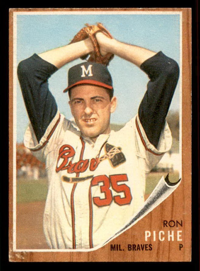 1962 Topps Baseball #582 Ron Piche Braves VG-EX/EX 542841