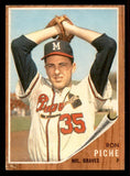 1962 Topps Baseball #582 Ron Piche Braves VG-EX/EX 542841