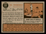1962 Topps Baseball #526 Hal Woodeshick Colt .45s VG-EX 542845
