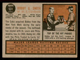 1962 Topps Baseball #531 Bobby Smith Cardinals VG-EX 542847
