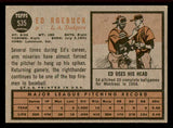 1962 Topps Baseball #535 Ed Roebuck Dodgers VG-EX 542849