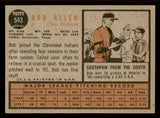 1962 Topps Baseball #543 Bob Allen Indians VG-EX 542851