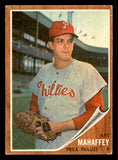 1962 Topps Baseball #550 Art Mahaffey Phillies VG-EX 542853
