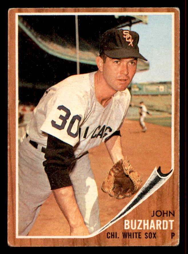 1962 Topps Baseball #555 John Buzhardt White Sox VG-EX 542854
