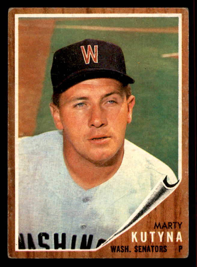 1962 Topps Baseball #566 Marty Kutyna Senators VG-EX 542859