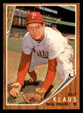 1962 Topps Baseball #571 Billy Klaus Phillies VG-EX 542862