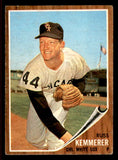 1962 Topps Baseball #576 Russ Kemmerer White Sox VG-EX 542864