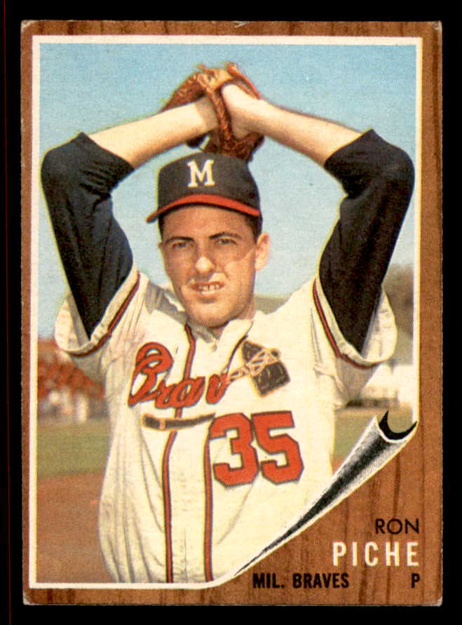 1962 Topps Baseball #582 Ron Piche Braves VG-EX 542867