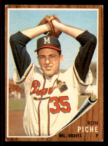 1962 Topps Baseball #582 Ron Piche Braves VG-EX 542867
