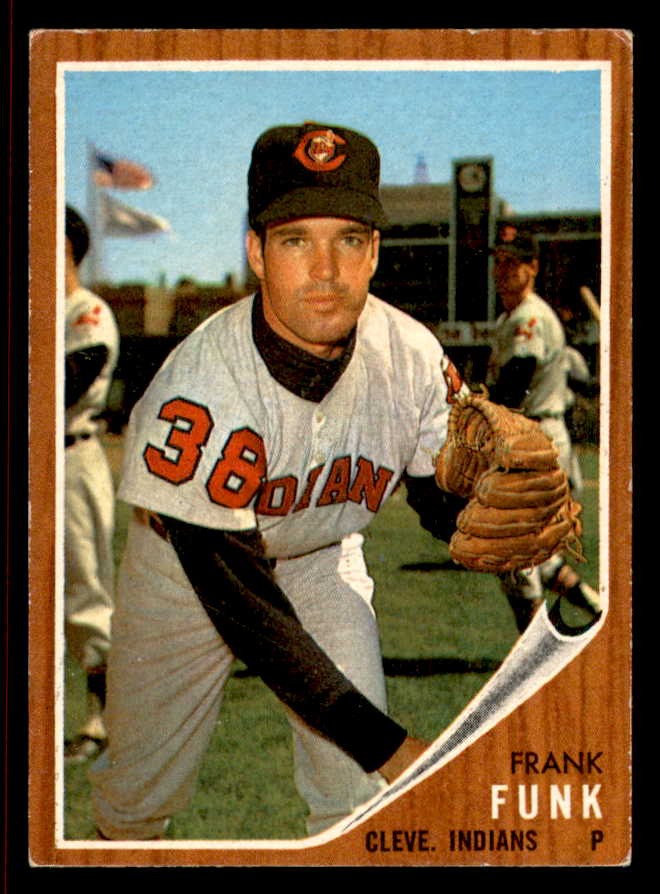 1962 Topps Baseball #587 Frank Funk Indians VG-EX 542869