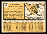 1963 Topps Baseball #486 Ray Sadecki Cardinals NR-MT 542871