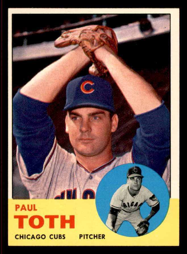 1963 Topps Baseball #489 Paul Toth Cubs NR-MT 542872