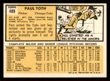 1963 Topps Baseball #489 Paul Toth Cubs NR-MT 542872