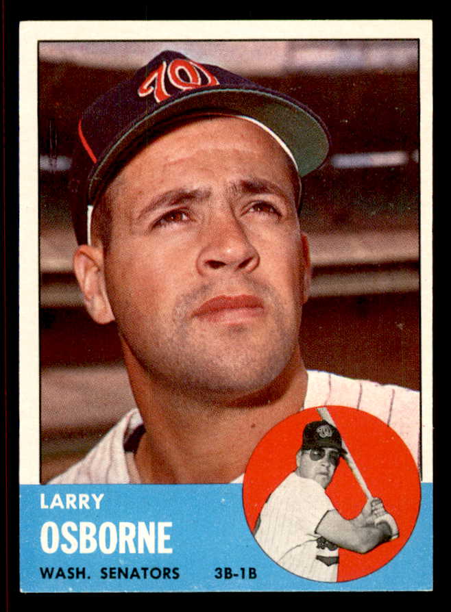 1963 Topps Baseball #514 Larry Osborne Senators NR-MT 542879