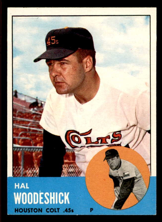 1963 Topps Baseball #517 Hal Woodeshick Colt .45s NR-MT 542882