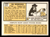1963 Topps Baseball #517 Hal Woodeshick Colt .45s NR-MT 542882