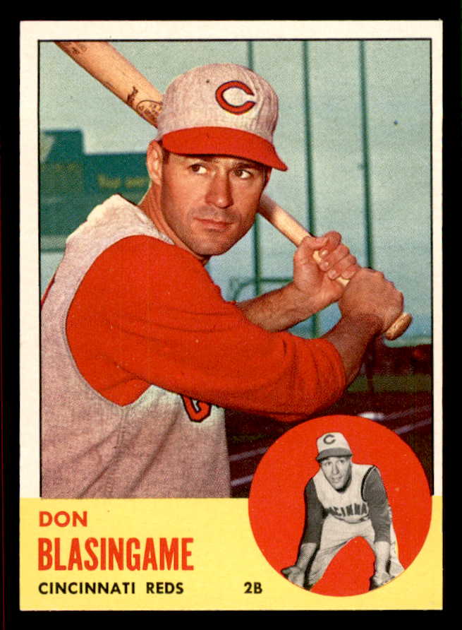1963 Topps Baseball #518 Don Blasingame Reds NR-MT 542883