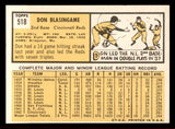 1963 Topps Baseball #518 Don Blasingame Reds NR-MT 542883