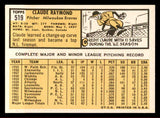 1963 Topps Baseball #519 Claude Raymond Braves NR-MT 542884