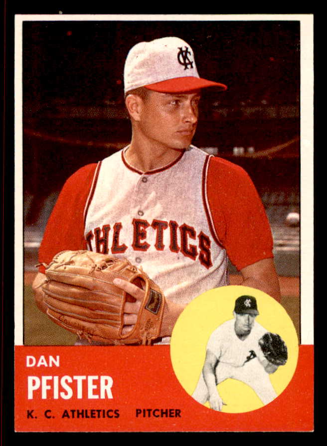 1963 Topps Baseball #521 Dan Pfister A's NR-MT 542885