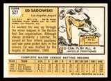 1963 Topps Baseball #527 Ed Sadowski Angels NR-MT 542889