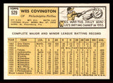 1963 Topps Baseball #529 Wes Covington Phillies NR-MT 542891